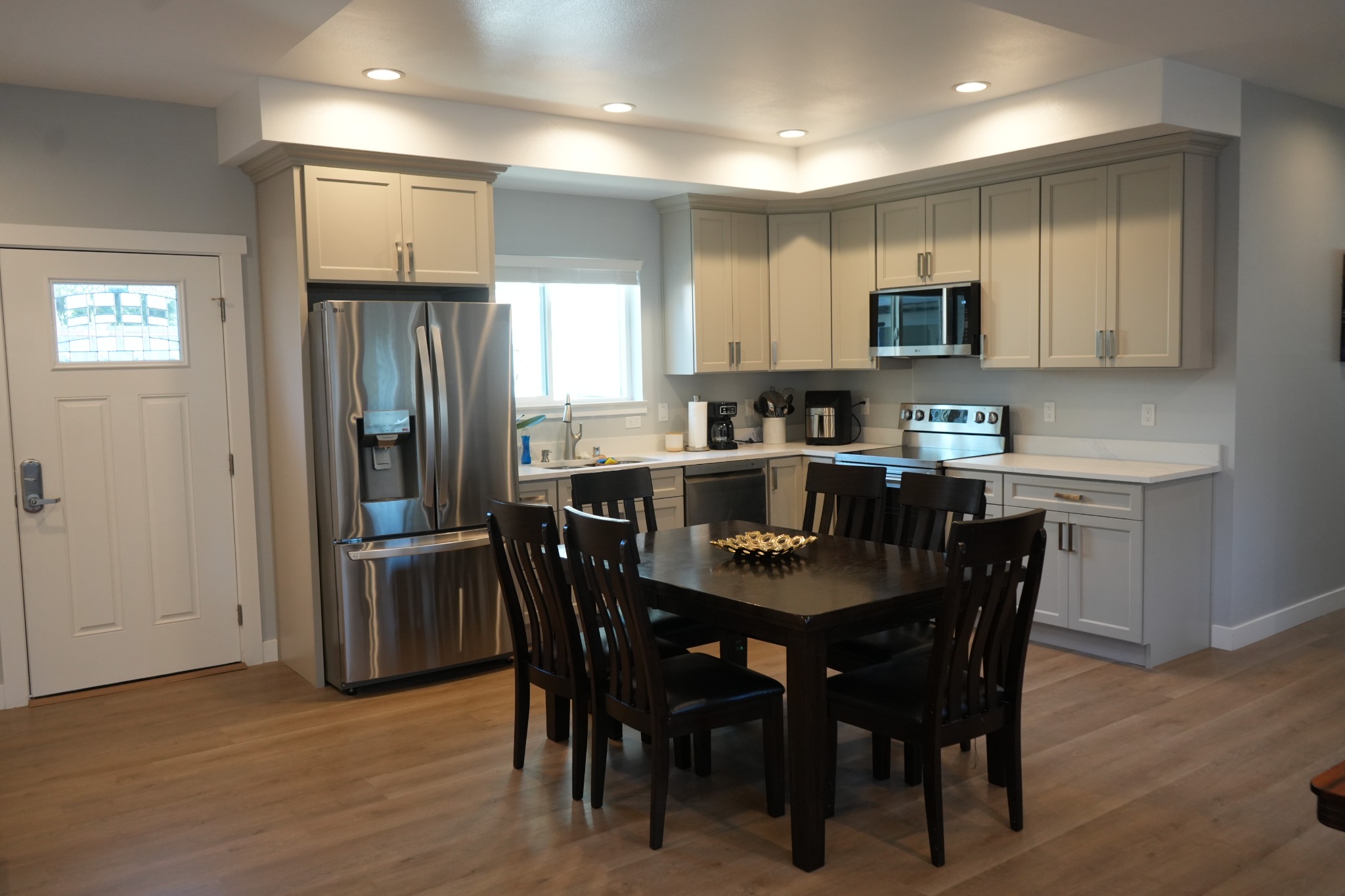 Kitchen and dining area